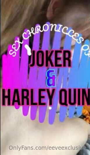 Joker and Harley Quinn cosplay sex show! Tip $6 for the full..