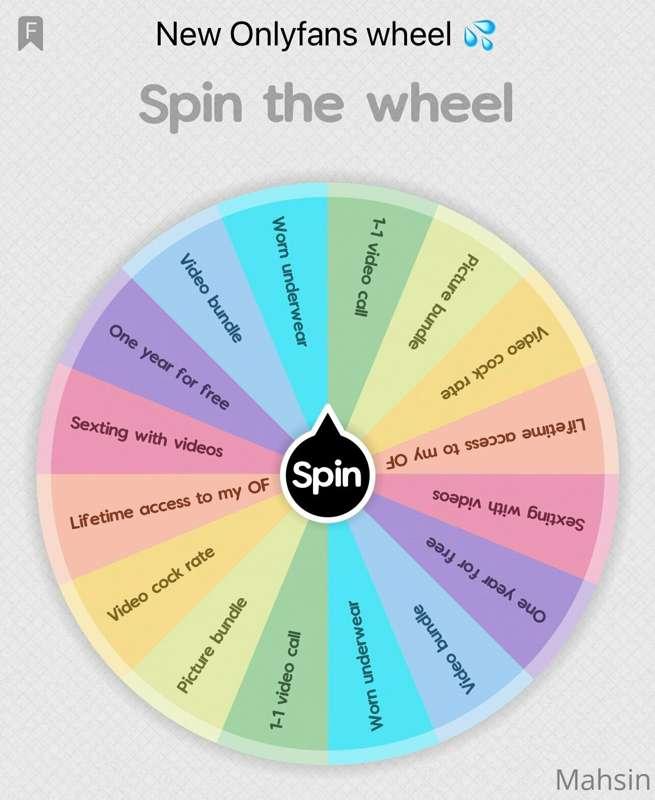 NEW SPIN THE WHEEL WITH THE BEST PRIZES I COULD THINK OF! 🥵👀..