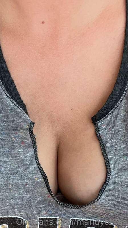 Just out driving…with my tits out