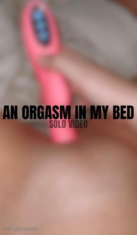 **I felt alone in my bed... but that didn't stop me from hav..