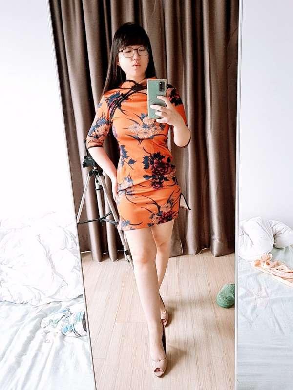 Just bored and tried out my cheongsam eventhough it's not Ch..