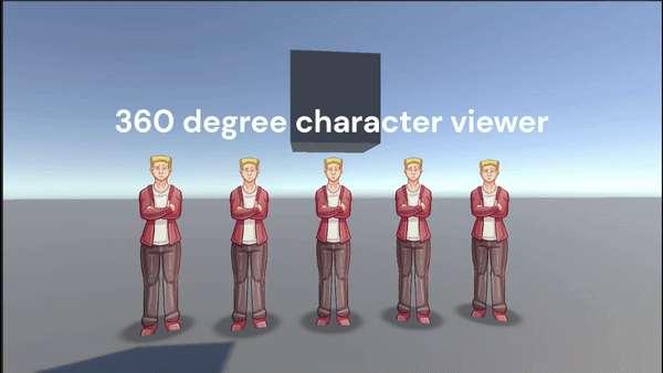 Dev log #1 | 360 degree character