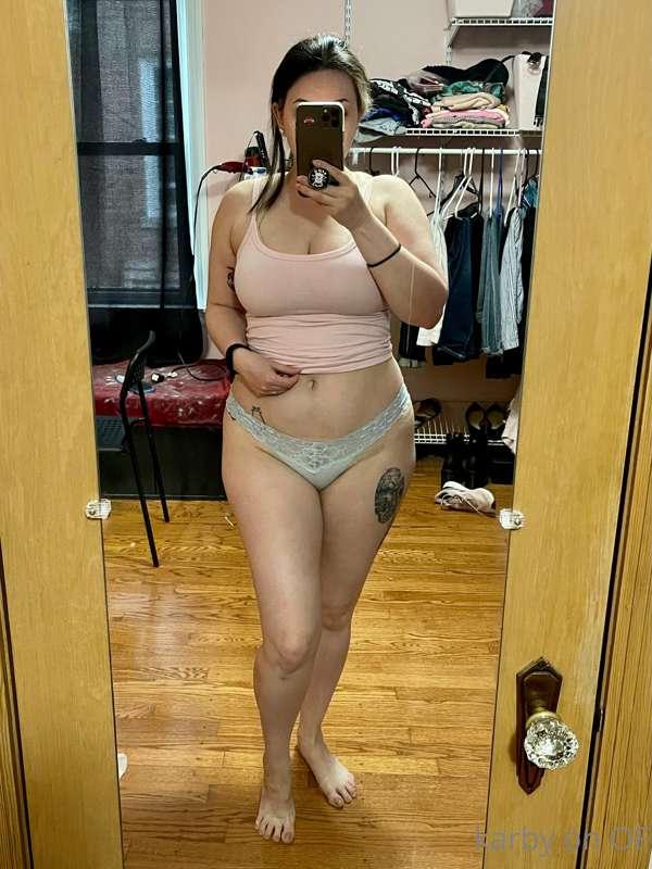 Looking like cotton candy in pink & blue