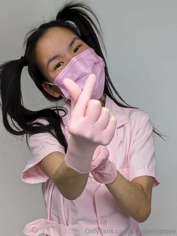 I love my cherry scented gloves 🩷