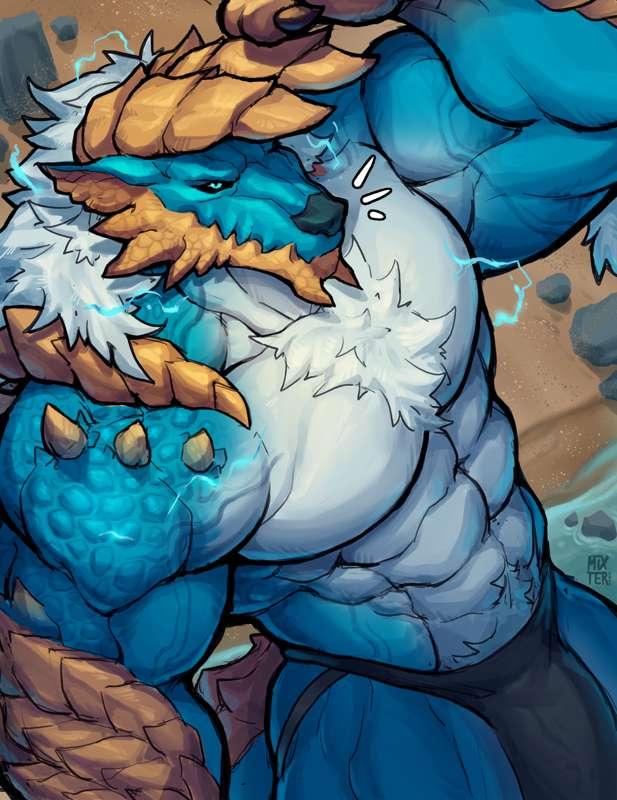 Beach Zinogre + NSFW Alt
