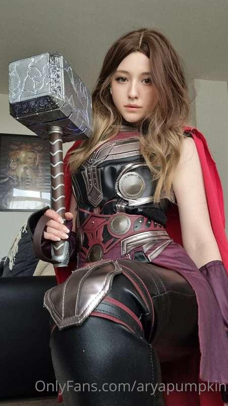 When I saw Mighty Thor in the Love and Thunder trailer I kne..