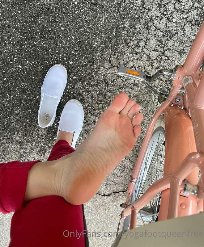 First bike ride of the year 🦶