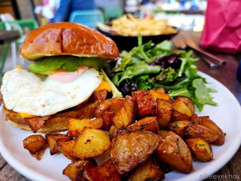 Delish lunch in Santa Monica.