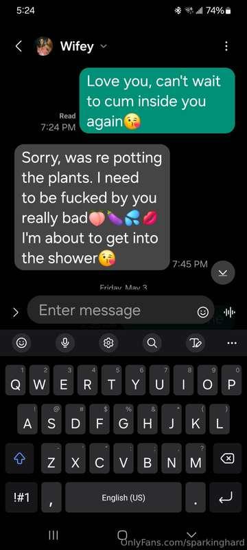 Shes always ready...when she finally sees her texts😄