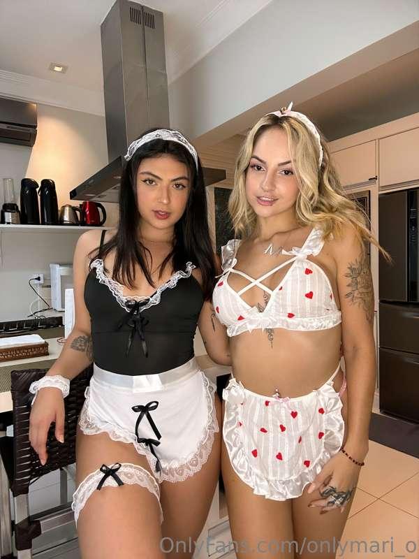 me and my girl want to be your maid 😈