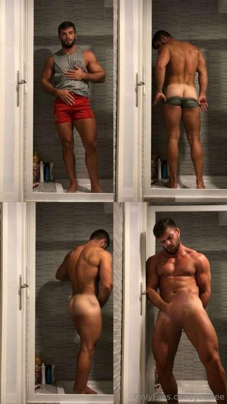 Video 40In this video, I perform a strip tease, finger my as..
