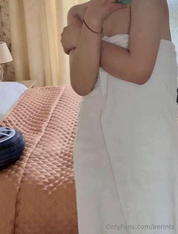 My favorite part of the evening is when I can undress and be..