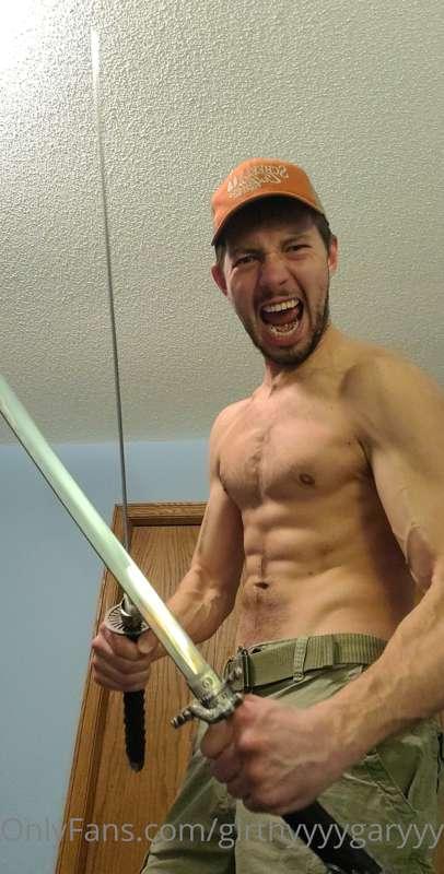 Dual Katanas got me feeling like Samurai Jack! 💪💥🤣