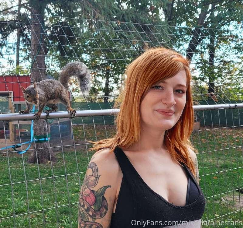 Super sad to break the news our wild Sanctuary squirrel Liv ..