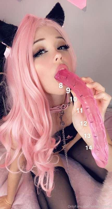 After many tries, gagging like a little slut and a bit of cr..