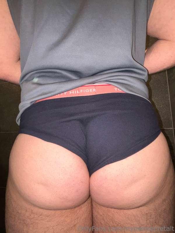This is what happens when I sleep in briefs. Overnight wedgi..