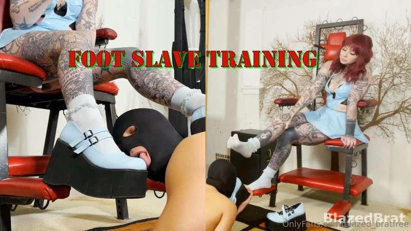 Foot Slave Training, Platforms to Barefeet                  ..