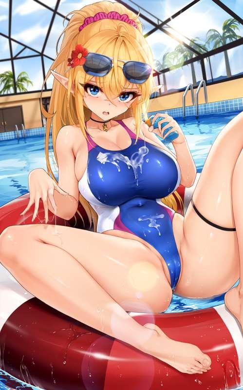竞赛泳装琉璃 Swimsuit Ruri
