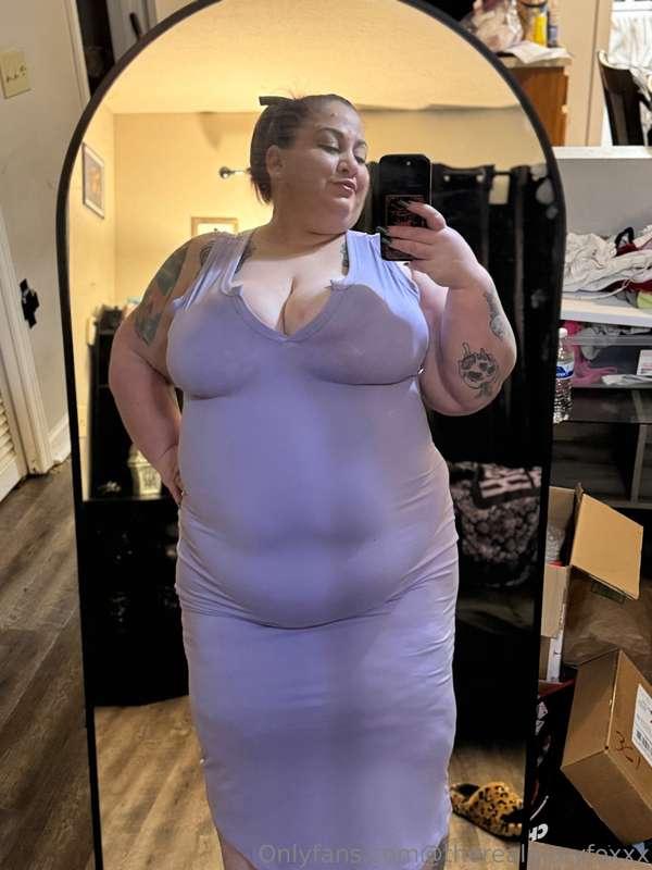 Slipped into this dress… and suddenly, trouble had a new loo..