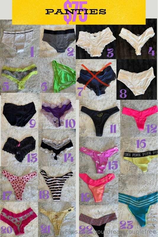 So many of you asked about my panties so between taking D’s ..