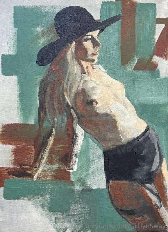 My boobs in a new oil painting by @darkhorsedrawing 😋https:/..