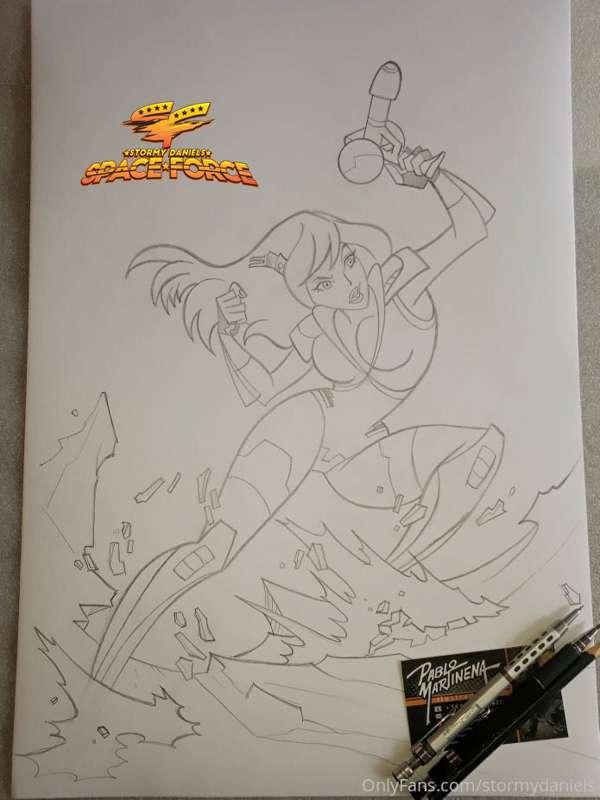 Sneak peek at the artist at work!