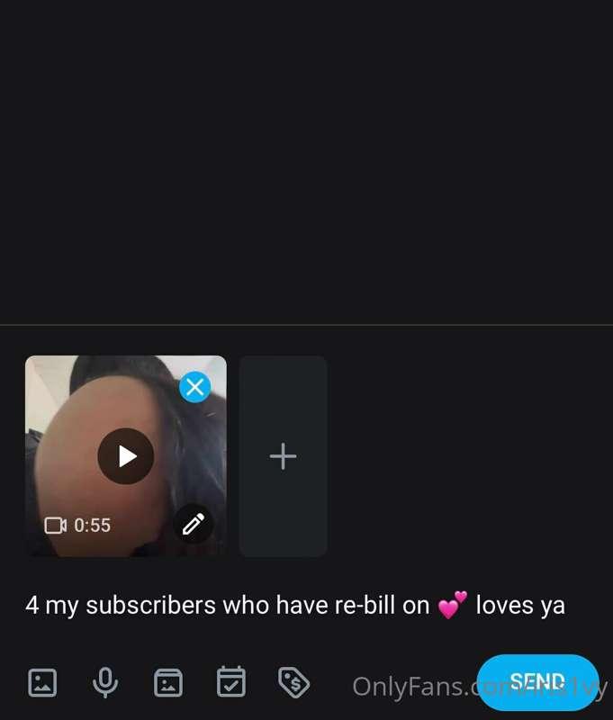 Check your messages <3 
* for ppl who have re-bill on *