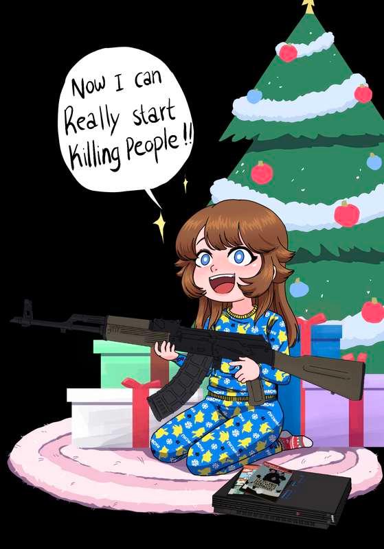 Mini vivi got a Christmas present 