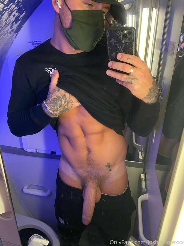 Who would suck my dick In an airplane bathroom