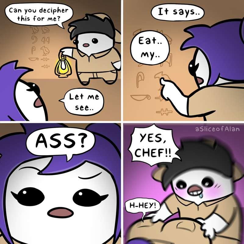 Hieroglyphics (NSFW PANEL COMING TOMORROW)