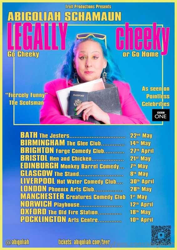 My stand up tour kicks off April 10th. Hope my UK fans will ..