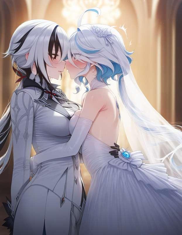 百合)アルxフリ ウェディング Arlefuri wedding (100~p)