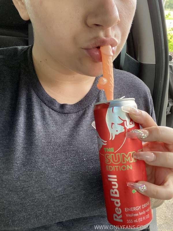 Doing my part to save the turtles with my penis straw