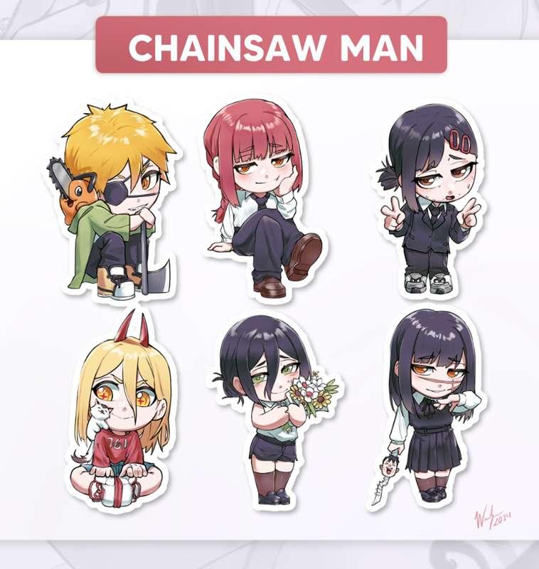 Chainsaw Man Stickers