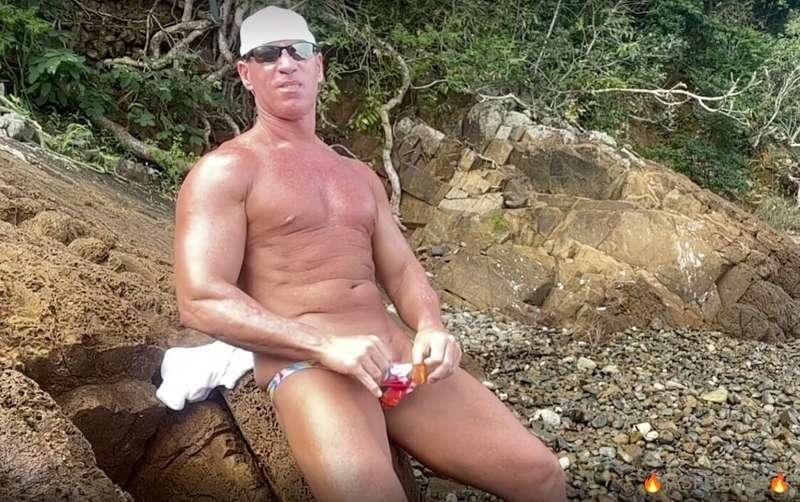 MASTURBATING AT MEGAN'S - Getting naked at the beach and bus..