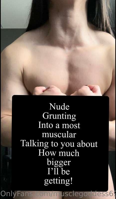 Nude into most muscular grunting   TIP $25 for the full vide..