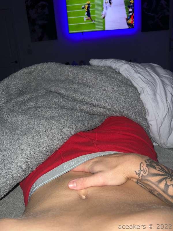 I love watching sports and thinking of you ;))