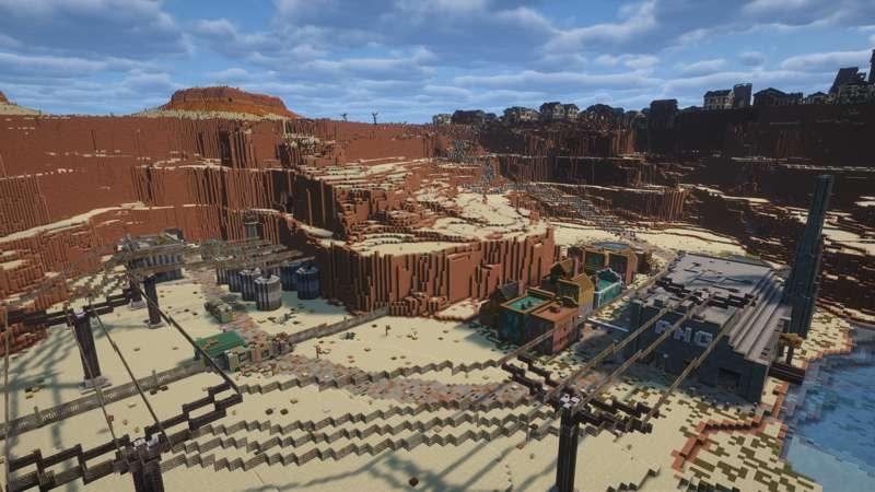FALLOUT Map Showcase (With Distant Horizons)