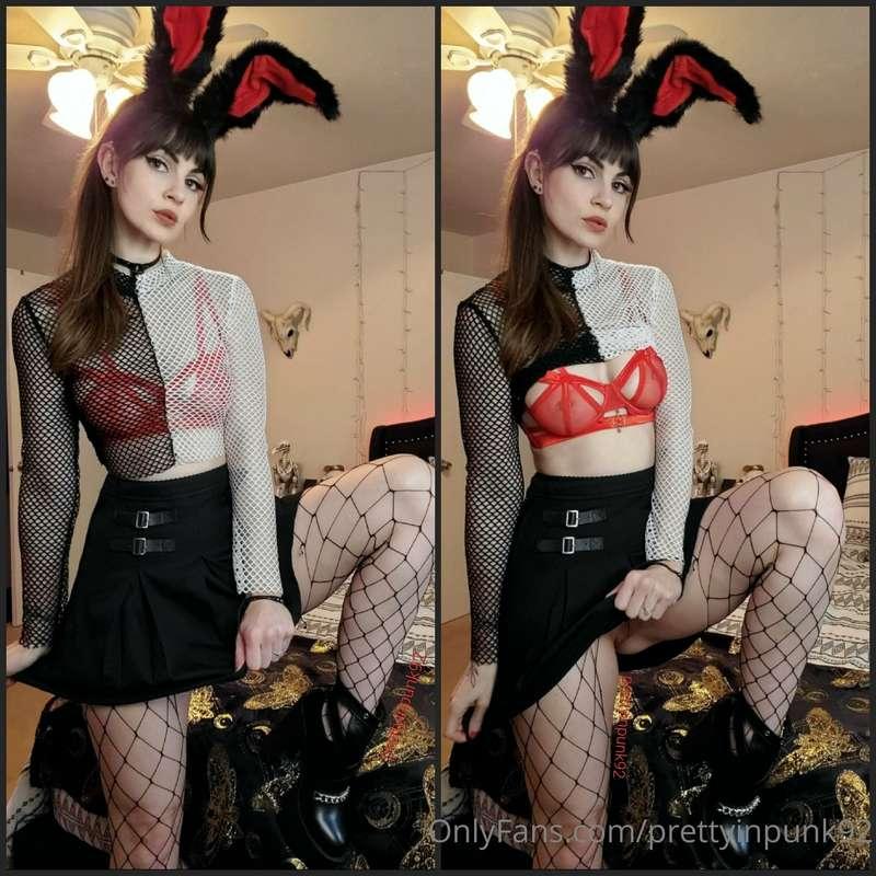 Get on your knees if you want to see what this bunny has to ..