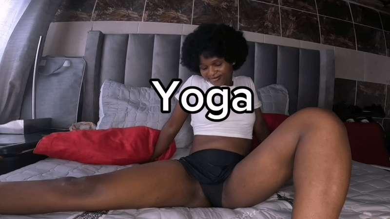 Yoga stretch spread 