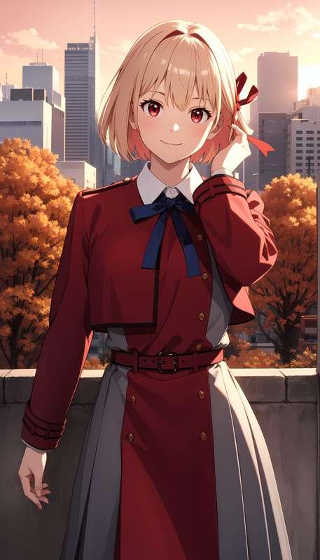 Chisato Nishikigi. Lycoris Recoil