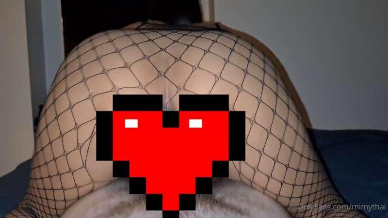 Hey guys ! Finally I post my fish net reverse cowgirl video ..