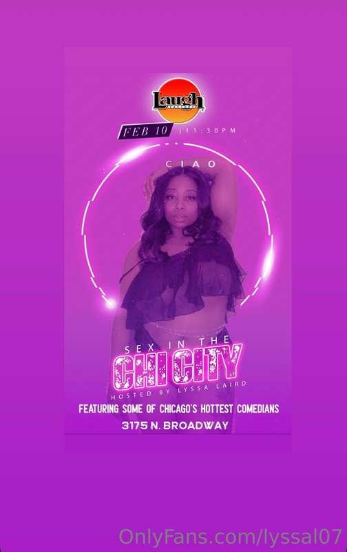Chicago!!!! Feb 10TH goes down grab your tickets NOW ‼️‼️‼️ ..