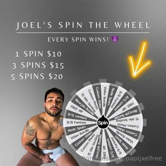 ***EVERY SPIN WINS!*** 💦

*GET $100 - $1000+ WORTH OF CONTEN..