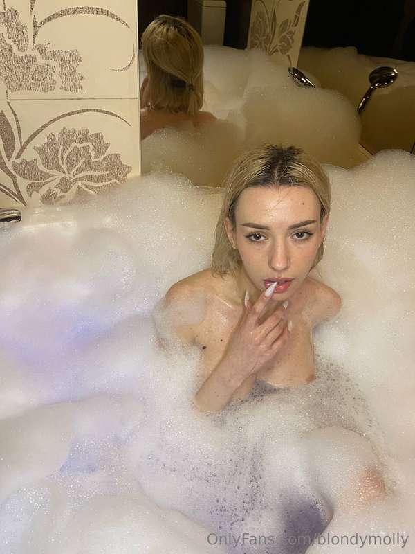 Chillin' in a sea of bubbles - because why not? 🛁✨