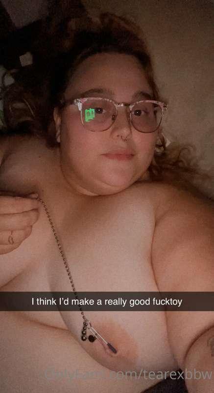 Can I be your fucktoy?