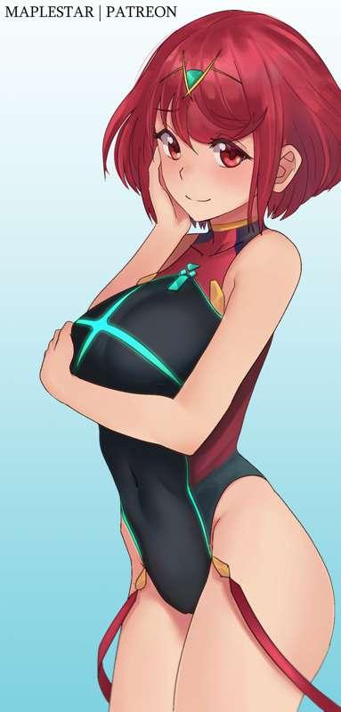 Pyra wants to go for a swim [Xenoblade]