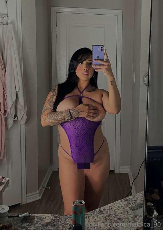 First time wearing purple 💜 VIPs got uncovered version 😋