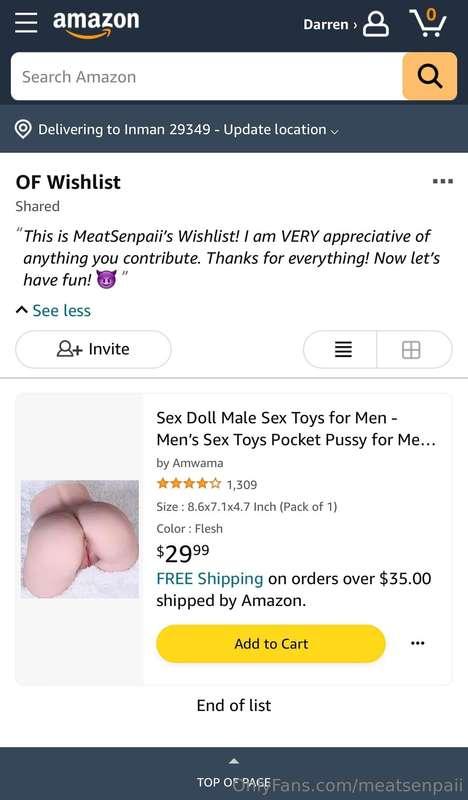 Daddy needs a new sex toy… Want to help me out?   Tip here i..
