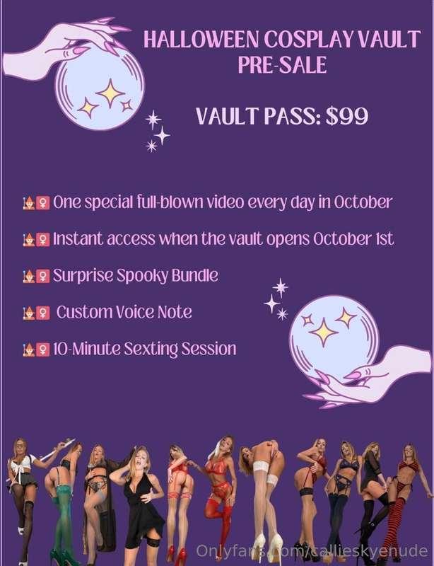 🖤✨ Halloween Cosplay Vault Pre-Sale ✨🖤This October, I’m open..